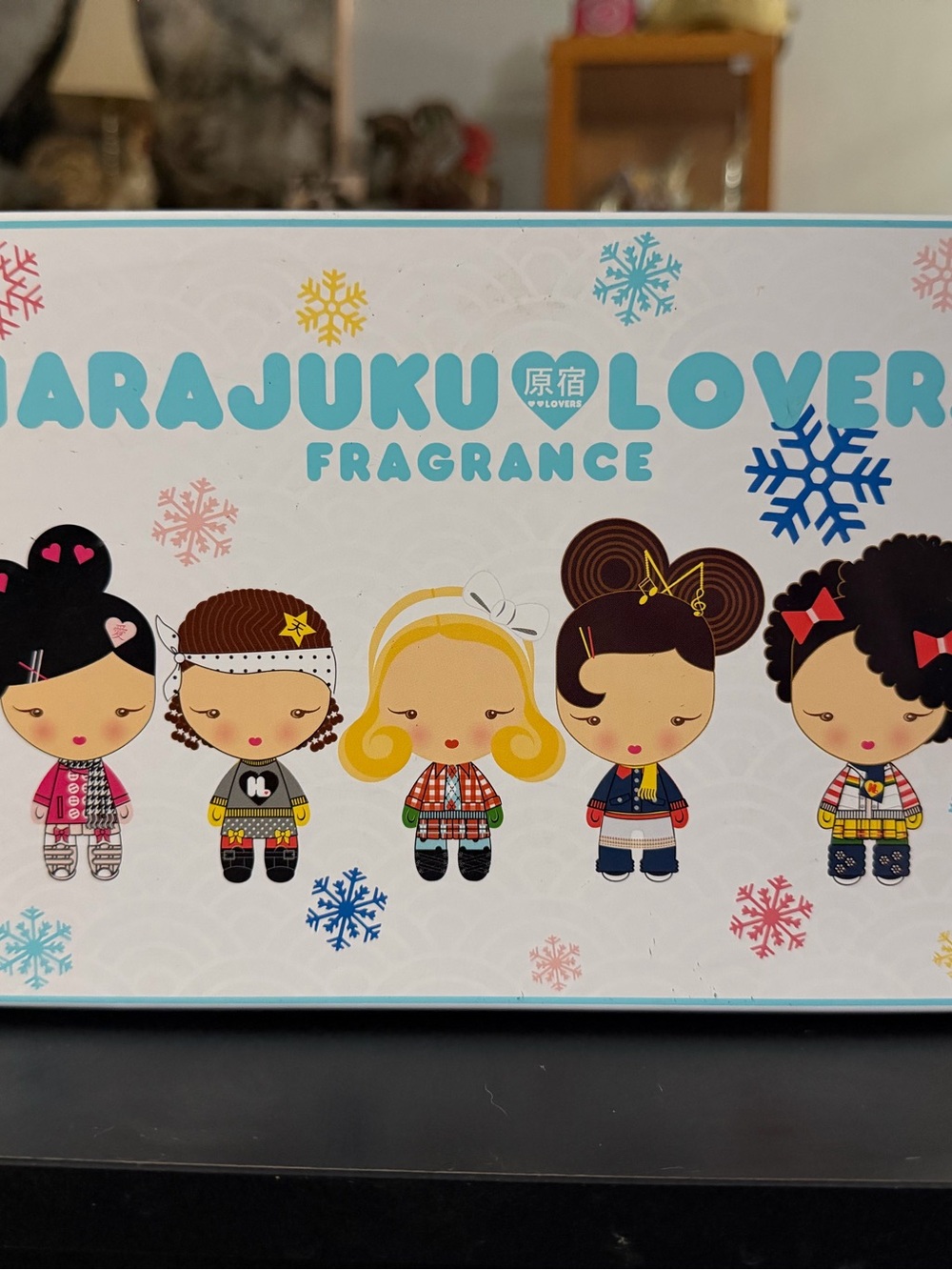 TIN ONLY Harajuku Lovers Fragrance Collection - White & Blue Packaging